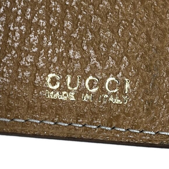 Auth GUCCI - Light Brown Leather Agenda - Picture 4 of 5